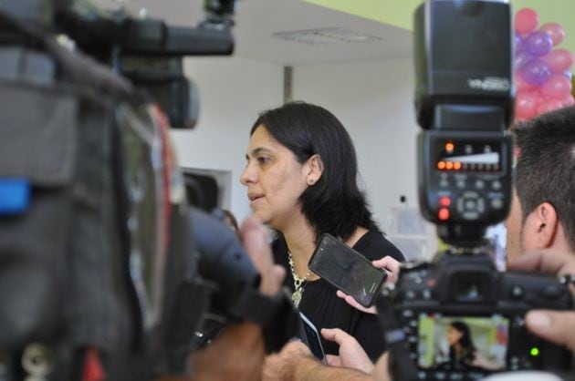 Claudia Oviedo, la directora del Maternidad Teresita Baigorria en San Luis.