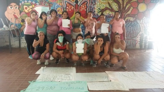 Mujeres de El Borbollón. Foto: gentileza MendozaPost.