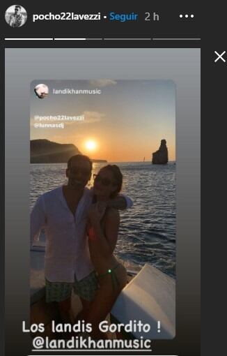 Lavezzi sigue disfrutando de las vacaciones muy bien acompañado