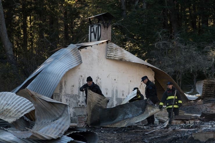 Comunidad mapuche en Bariloche (Diario La Nación)