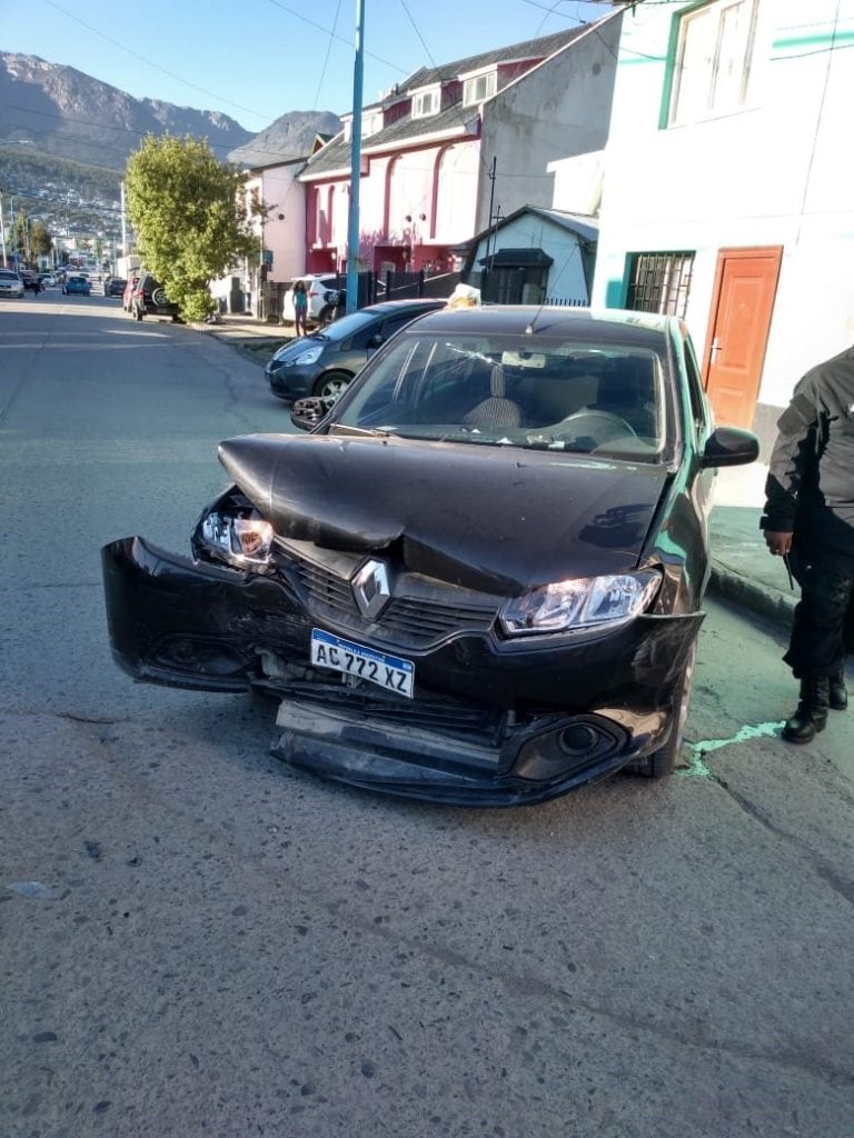 Accidente vial en Ushuaia.