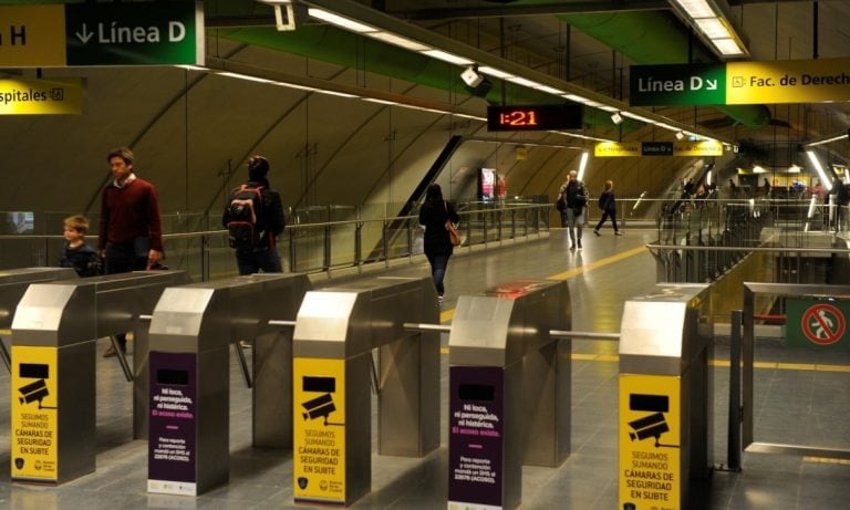 Subte porteño (Foto: Alfredo Martínez/Clarín)