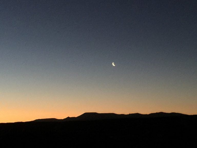 El atardecer fue uno de los atractivos de la jornada.