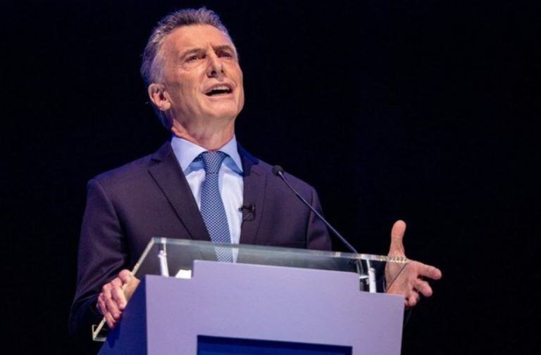 Mauricio Macri en el debate presidencial (Twitter/@DebateAr2019)