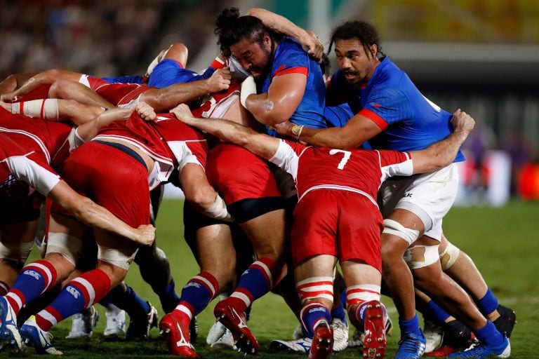 Samoa vs. Rusia (Foto: Odd Andersen/AFP)