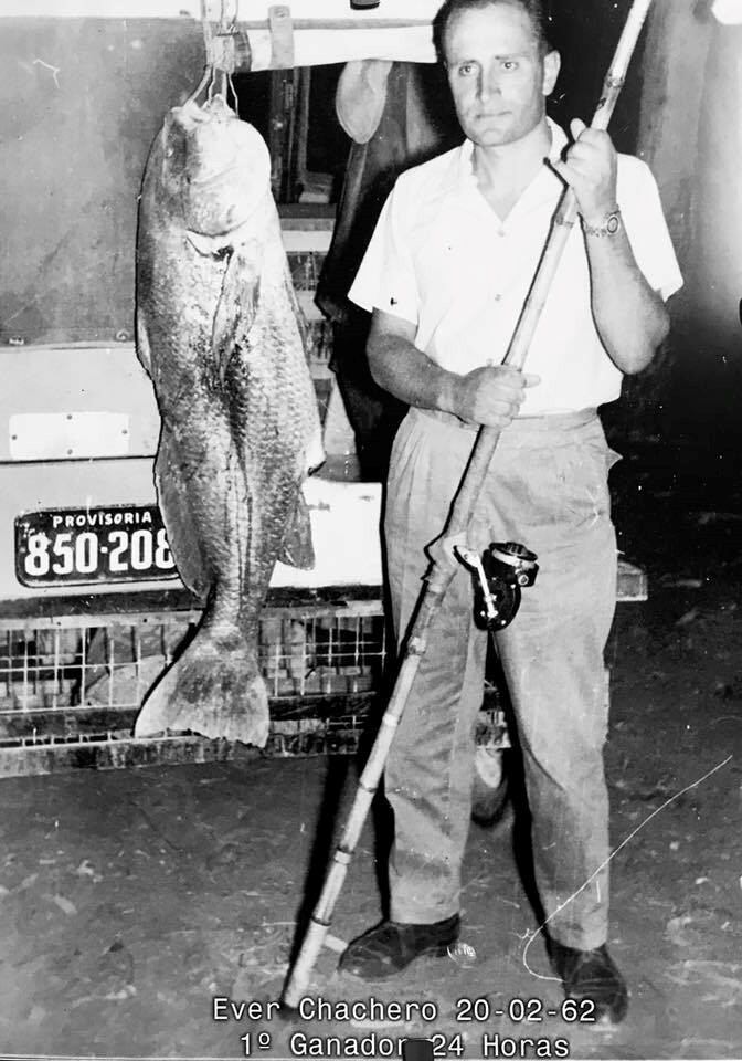 Ever Chachero primer Ganador 24 Horas de la Corvina Negra (Foto: facebook/Club Cazadores Tres Arroyos)