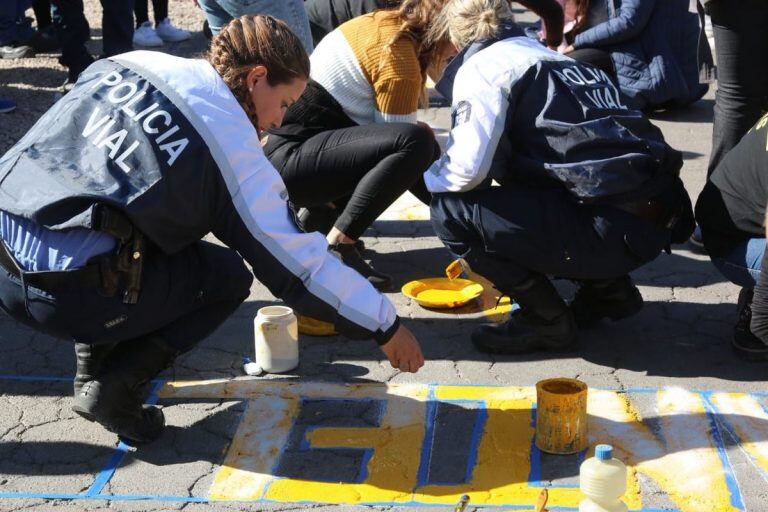 homenajearon a los policías que mató Petean Pocoví en Lujan de Cuyo