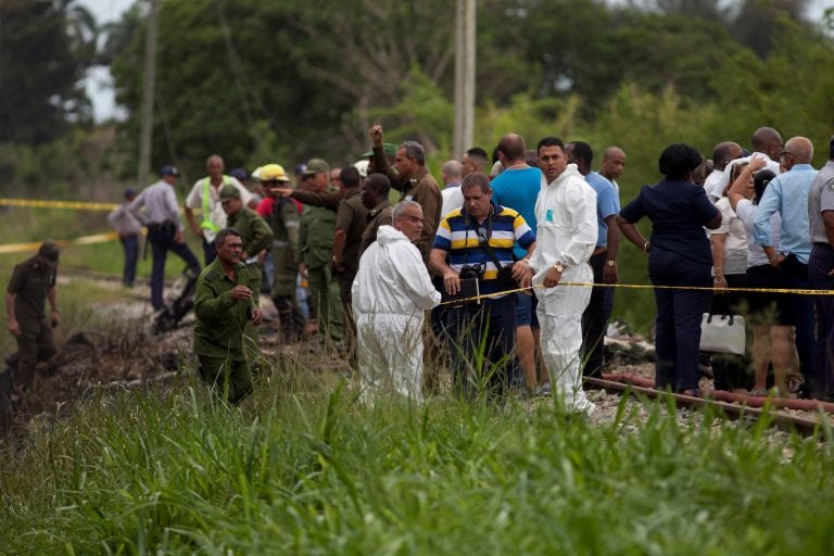 Accidente aéreo en Cuba. Foto: DPA.