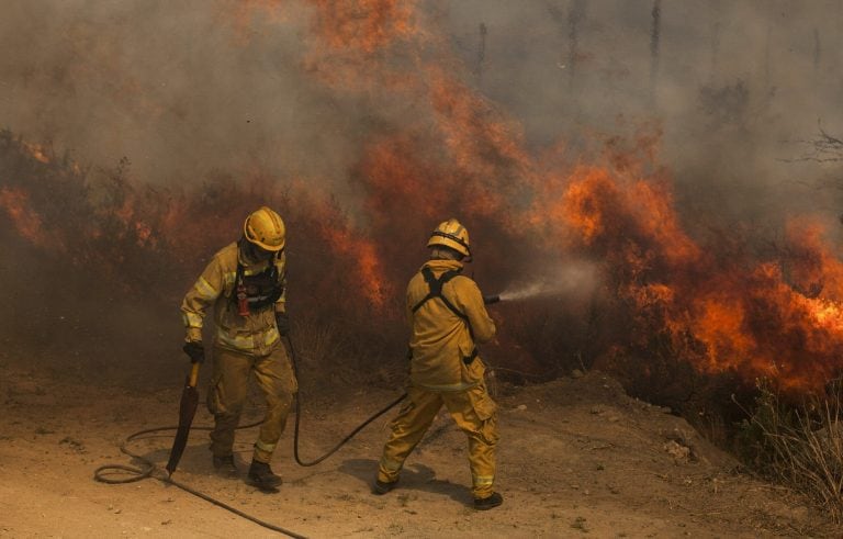 Bomberos voluntarios de Córdoba