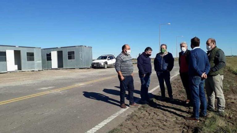 Inauguración del nuevo control (Río Negro).