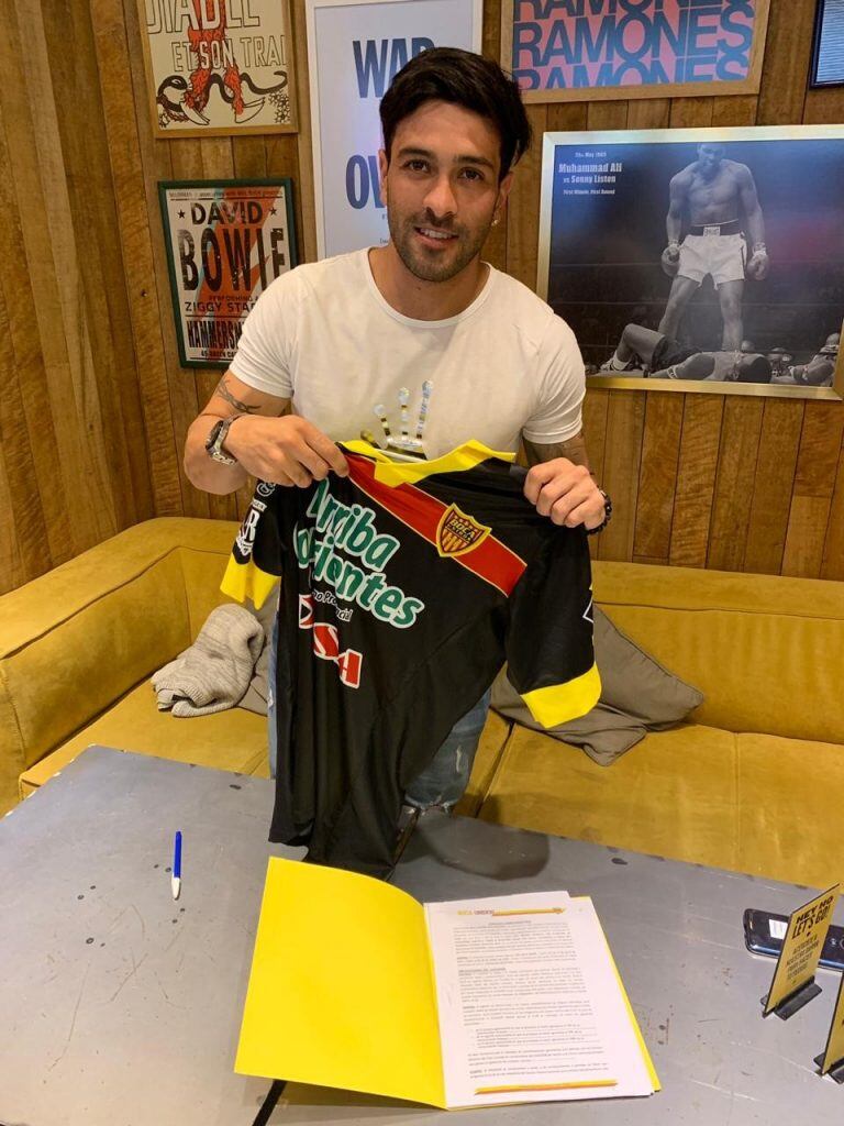 Brian Lluy nuevo jugador de Boca Unidos