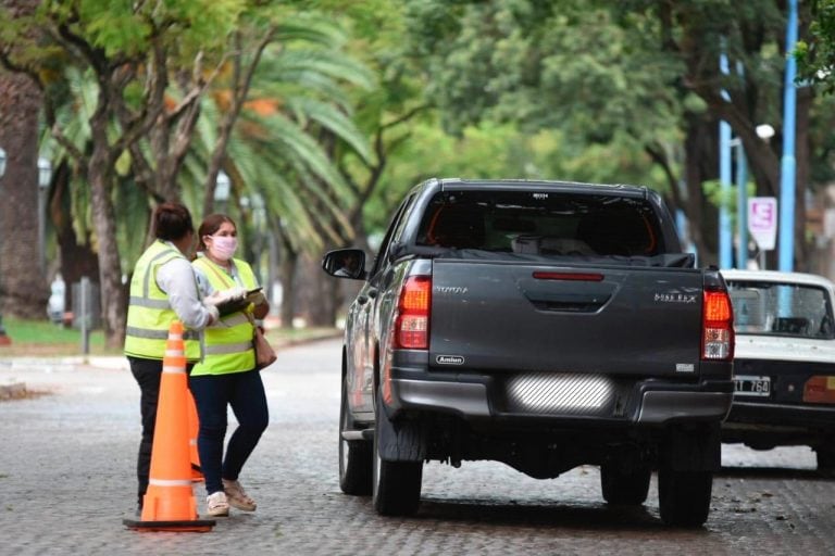 Controles vehiculares en Rafaela por la pandemia de coronavirus