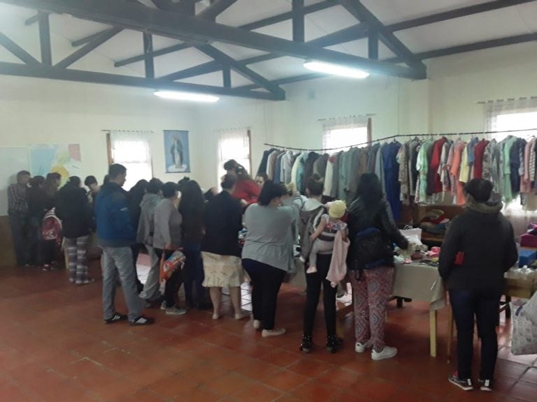 Feria a beneficio de los más necesitados en Tolhuin