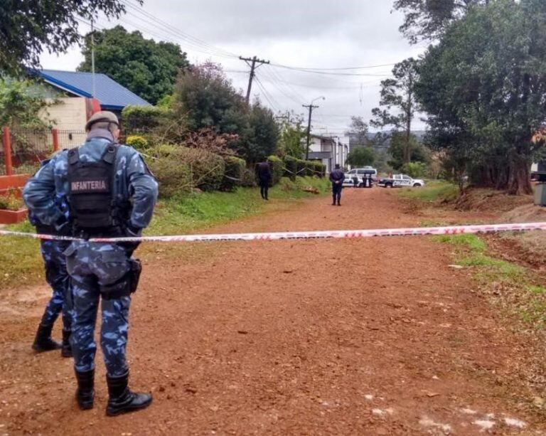 Las inmediaciones del barrio donde fue asesinado el aduanero. (Fuente: El Territorio).