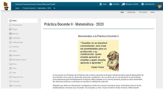 Docentes virtuales Gualeguaychú
Crédito: María Elba Cerrato