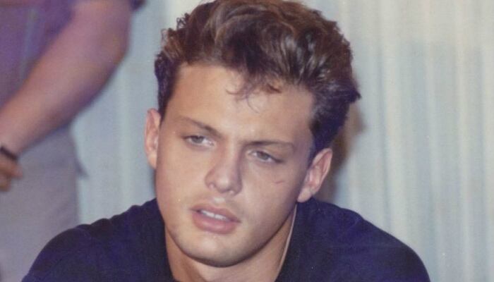 Luis Miguel en su juventud.