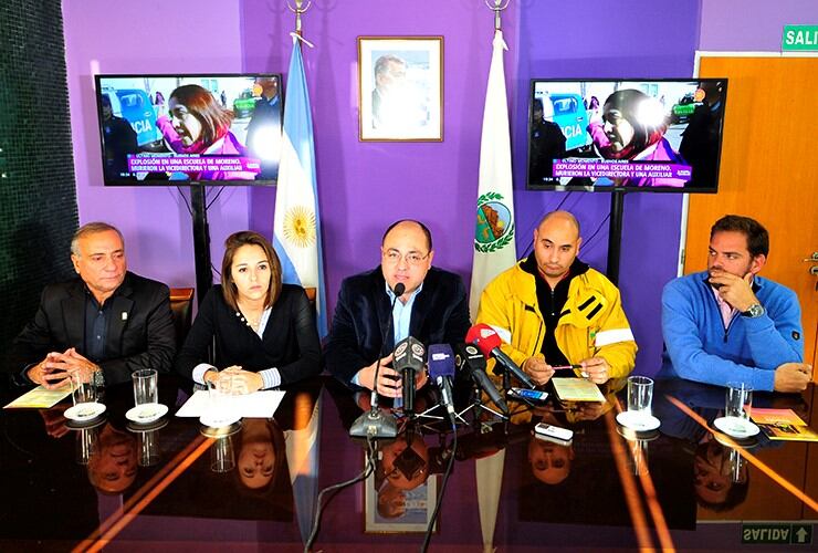 Presentación del protocolo "Escuela Segura", en San Luis.