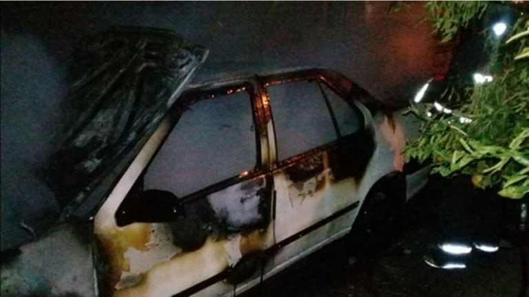 Intervinieron Bomberos de los Cuarteles 1, 4 y 5 de la Policía de San Luis.