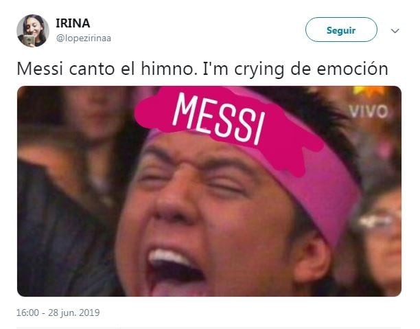 Meme tras la victoria de Argentina por 2-0 ante Venezuela