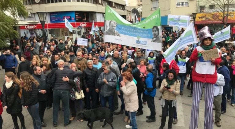 Marcha por la educación en Río Cuarto.