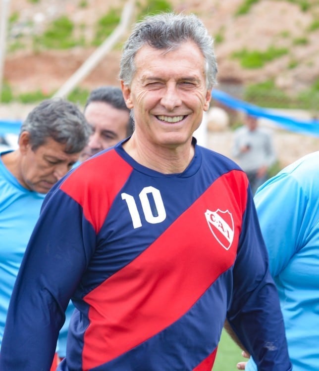 Macri jugó al fútbol en Jujuy. (Foto: Presidencia)