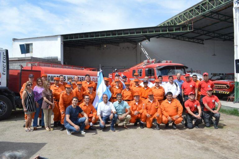 Aniversario de los bomberos de Mina Clavero