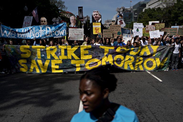 Protestas en Australia. (Bloomberg)