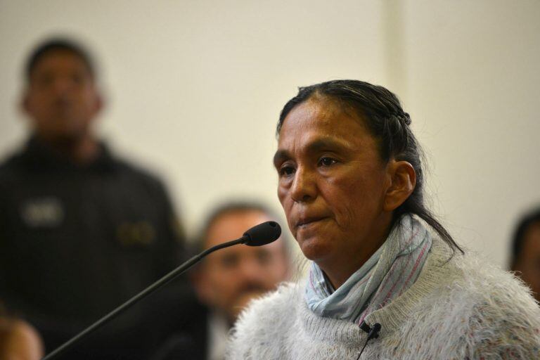 La dirigente Milagro Sala durante una audiencia judicial, en fotografía de archivo fechada el 28 de diciembre de 2016. EFE/Edgardo Valera