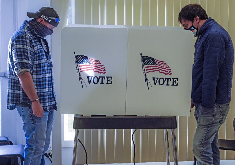 Votantes. (Elecciones, Estados Unidos) EFE/EPA/TANNEN MAURY