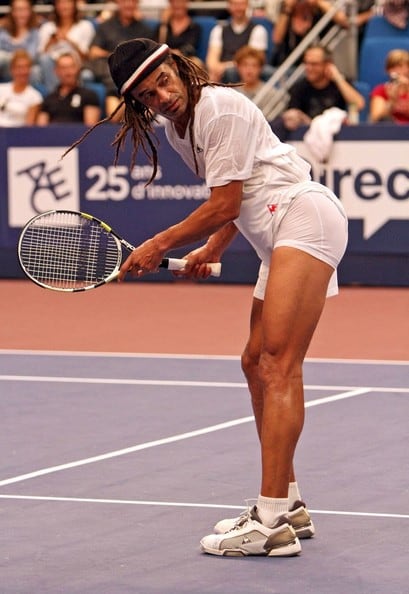 Yannick Noah, el tenista que quería conquistar Villanueva.