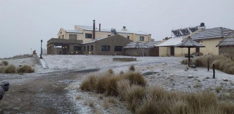 Nevó en las Altas Cumbres.