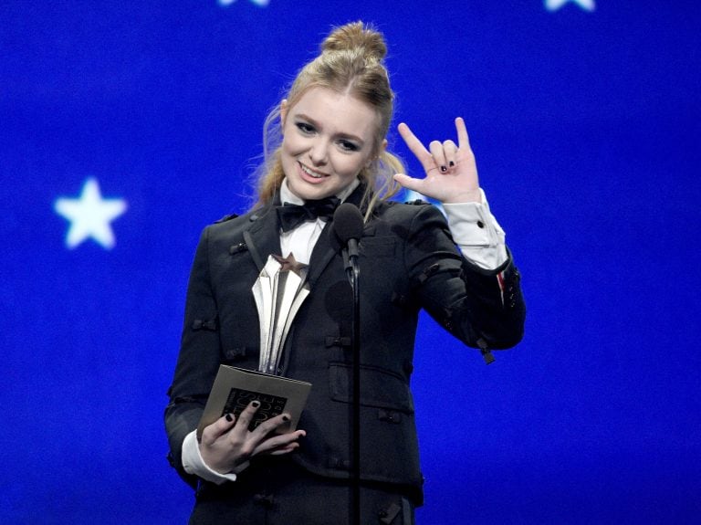 Elsie Fisher, un nuevo talento. Fue detacada como Mejor actriz joven por su papel en "Eighth Grade" en la edición 24 de los Critics' Choice Awards. (Foto: Chris Pizzello/Invision/AP)