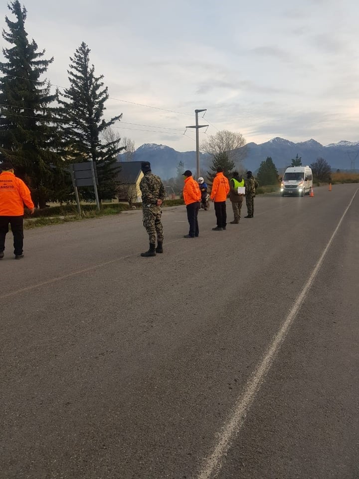 intensos controles en los accesos en las zonas de pesca.