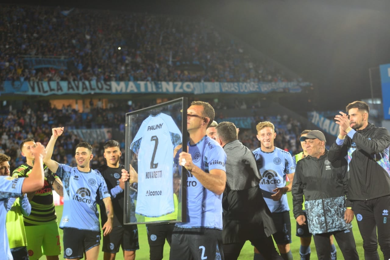 Diego Novaretti jugó su último partido como profesional en la cancha de Belgrano. El defensor se retira del profesionalismo. (Javier Ferreyra / La Voz)