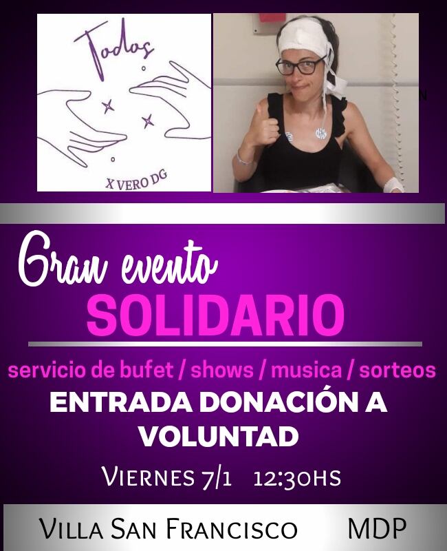 El club social y deportivo, ubicado en calle San Francisco 7.800 de Mar del Plata abrirá sus puertas el viernes 7 en una jornada para recaudar fondos para el tratamiento de la mujer.