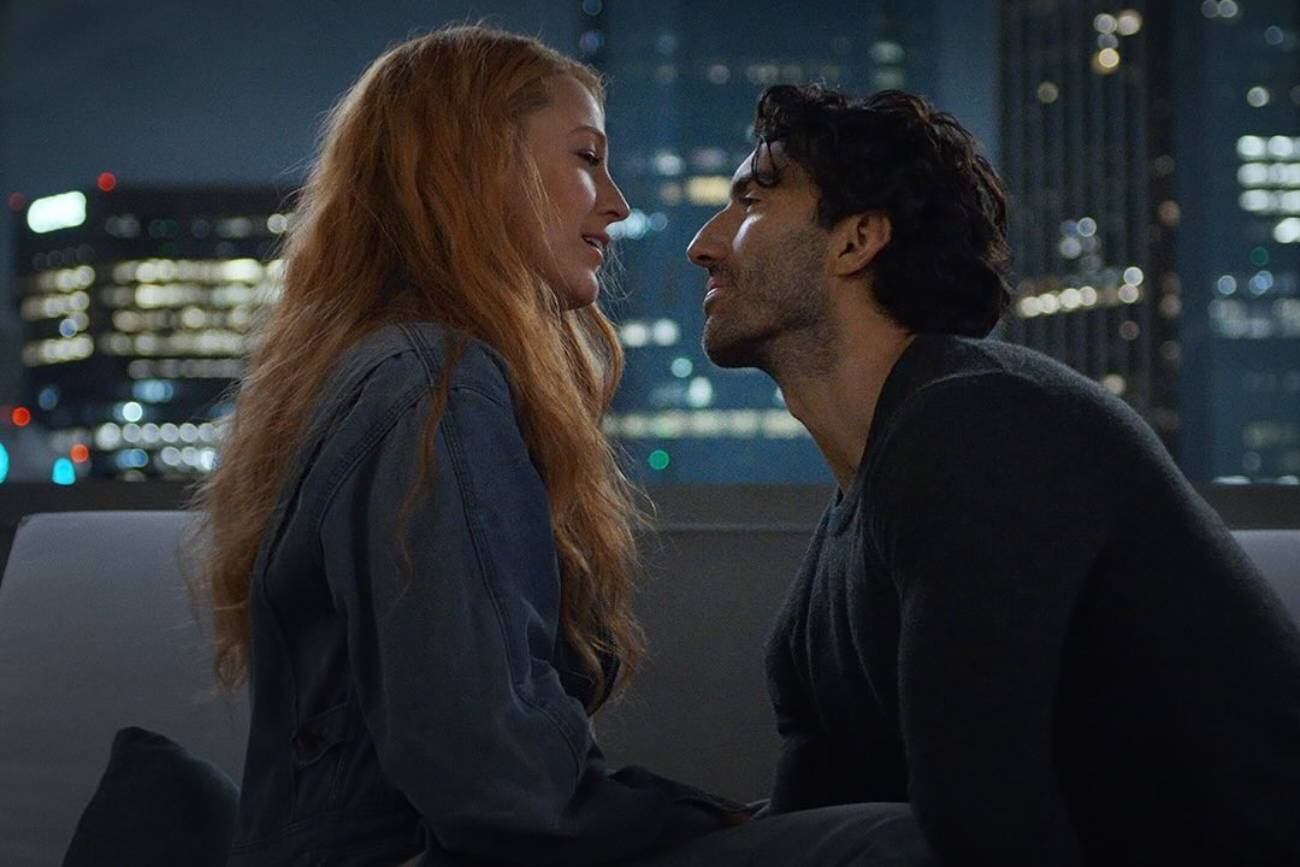 Blake Lively y Justin Baldoni, en una escena de "Romper el círculo". (Instagram @itendswithusmovie)