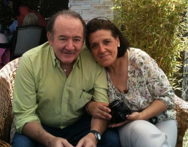 Roberto Audano junto a su expareja, la chilena Conchy Arregui.