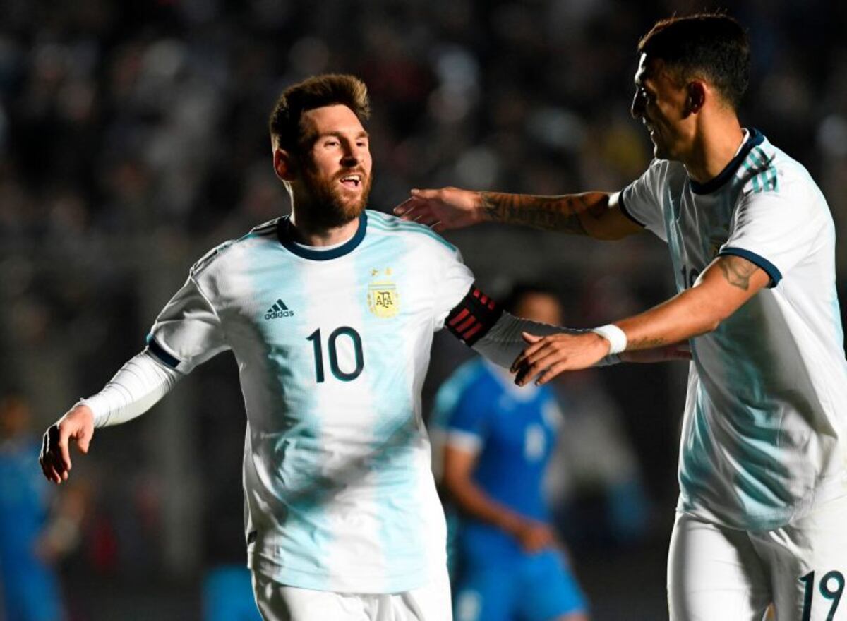 Con dos goles de Messi, Argentina goleó 5-1 a Nicaragua antes de viajar a la Copa América