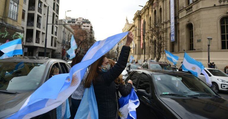 Caravana "por la Justicia y la Libertad" en Córdoba. Foto: José Hernández