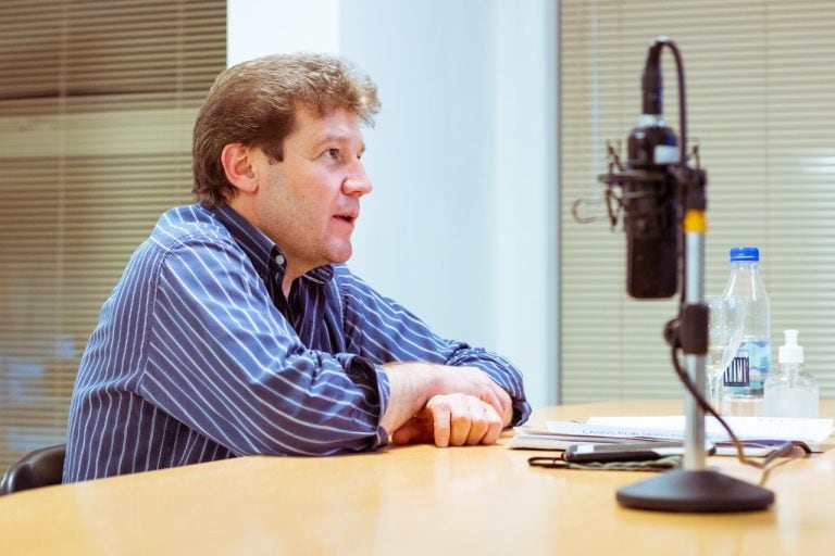 Melella en videoconferencia con alberto Fernández y gobernadores de distintas provincias.