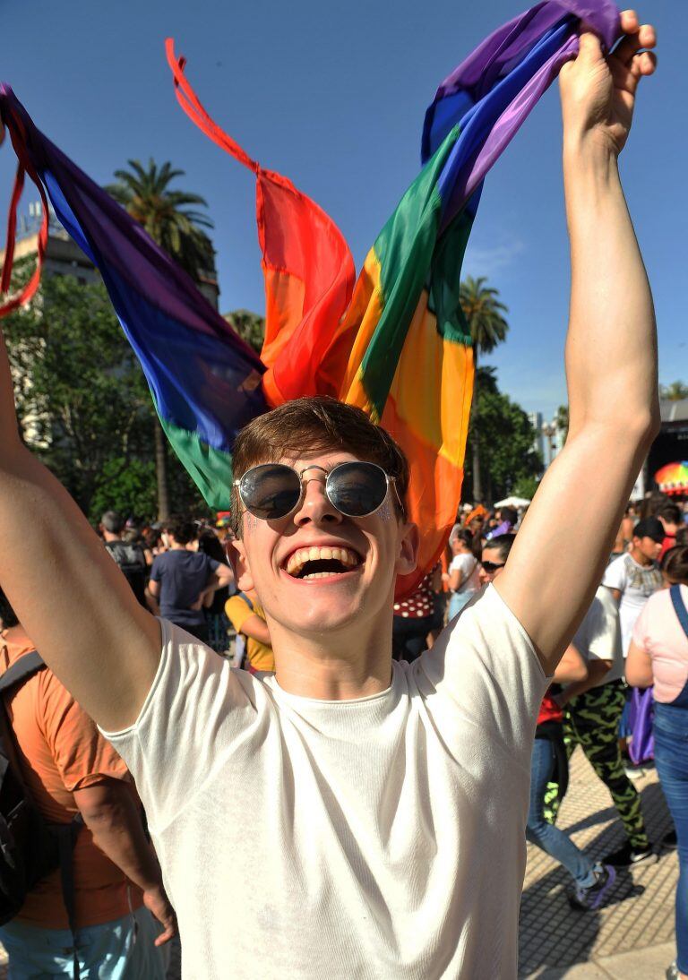 Marcha del Orgullo en Buenos Aires (Argentina) EFE/ Enrique García Medina