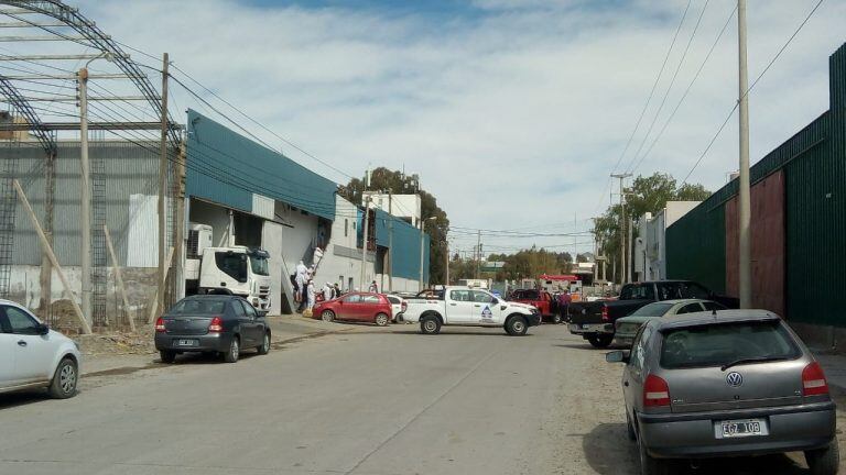 El incidente ocurrió barrio Industrial