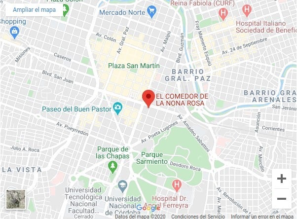 Mapa. Robo Nueva Córdoba.