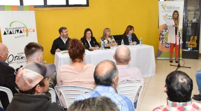 El acto tuvo lugar en el edificio del Informador Turístico (Gobierno de La Pampa)