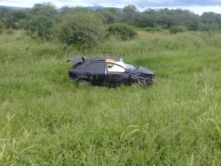 Accidente en Cabeza de Buey. (Policía de Salta)