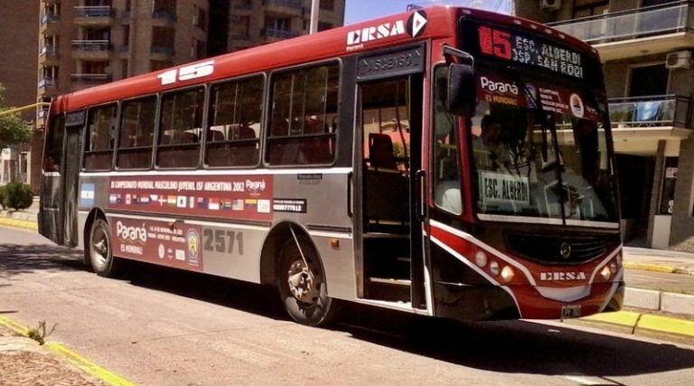 Colectivos Línea 15 de Paraná.