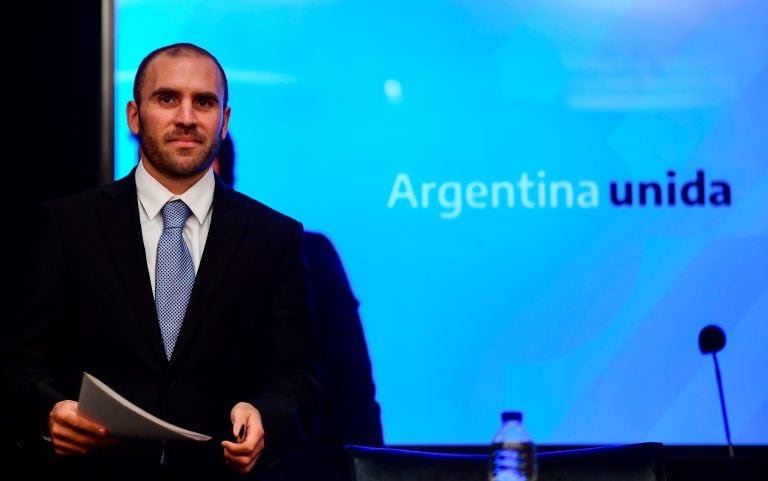 Martín Guzmán. (Photo by RONALDO SCHEMIDT / AFP)