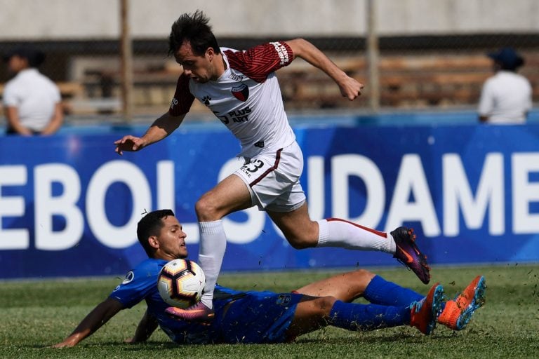 Colón cayó 1 a 0 ante el Zulia por la Copa Sudamericana. (Photo by FEDERICO PARRA / AFP)