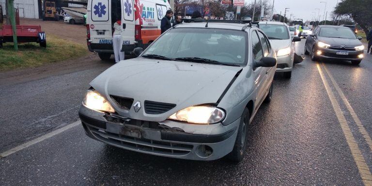 Accidente en cadena en Colonia Caroya (Policía)