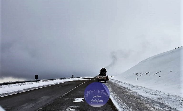 Un vehículo hospitalario se accidentó en la ruta hacia Río Gallegos. (Foto: Señal Calafate).